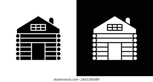 Ícone de cabine de um vetor de estilo plano