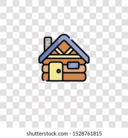 cabin icon sign and symbol. cabin color icon for website design and mobile app development. Simple Element from russia collection for mobile concept and web apps icon.