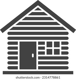 Cabin icon vector image. Suitable for mobile application web application and print media.
