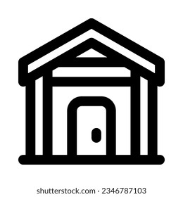 cabin icon for your website, mobile, presentation, and logo design.