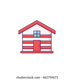 Cabin Illustration Icon