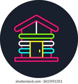 Cabin Line Multi Colour Circle