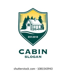Cabin Logo template