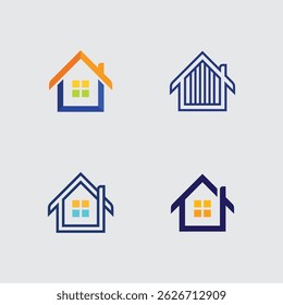 Vector de Logotipo de Cabina para Servicios de Alquiler Vacacional