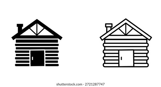 Icono del sistema de la cabina aislado en el fondo blanco.