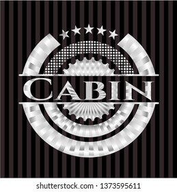 Cabin silver badge or emblem