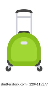 Maleta de la cabina de pasajeros Equipaje de viaje. Ilustración del vector