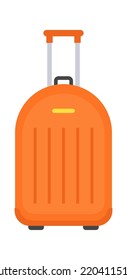 Cabin suitcase Travel Baggage. Vector illustration