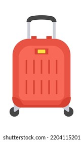 Maleta de la cabina de pasajeros Equipaje de viaje. Ilustración del vector