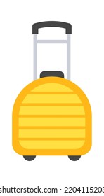 Maleta de la cabina de pasajeros Equipaje de viaje. Ilustración del vector