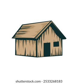 Cabin Vector Design Illustration Icon