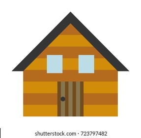 Cabin vector icon