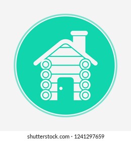 Cabin vector icon sign symbol