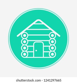 Cabin vector icon sign symbol