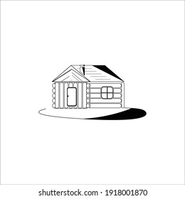 the cabin vector logo illustration