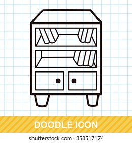 Cabinet closet doodle