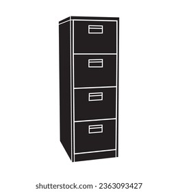 Cabinet cupboard icon vector designtemplate