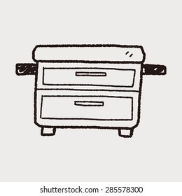 cabinet doodle