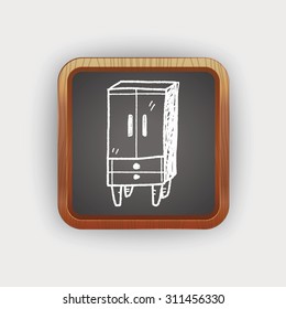 cabinet doodle