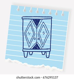 cabinet doodle
