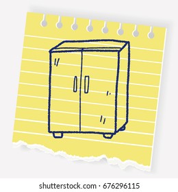 cabinet doodle