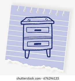 cabinet doodle