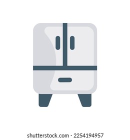 cabinet drawer icon flat style