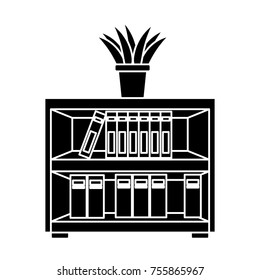 Cabinet with files