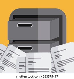 cabinet files design, vector illustration eps10 graphic 