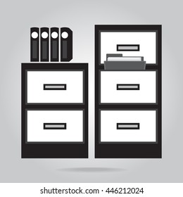 Cabinet and files icon