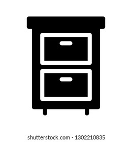 cabinet glyph icon