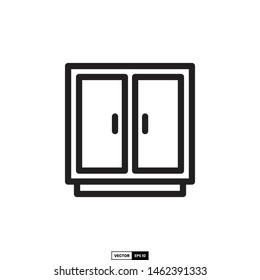 Cabinet icon, design inspiration vector template for interface and any purpose