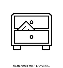 cabinet icon design vector template