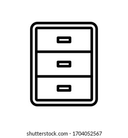 cabinet icon design vector template