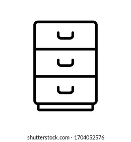 cabinet icon design vector template