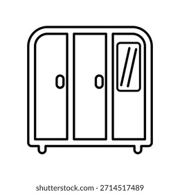 ícone do gabinete ilustração vetor modelo de design