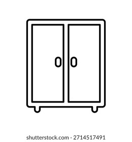 ícone do gabinete ilustração vetor modelo de design