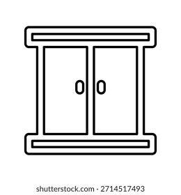 Cabinet icon illustration vector design template