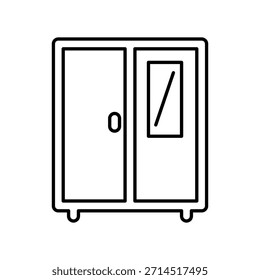 ícone do gabinete ilustração vetor modelo de design