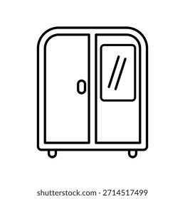 ícone do gabinete ilustração vetor modelo de design