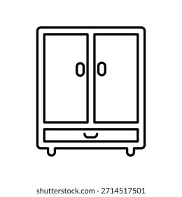 ícone do gabinete ilustração vetor modelo de design