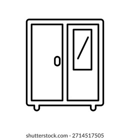 ícone do gabinete ilustração vetor modelo de design