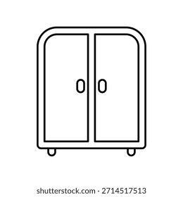 Cabinet icon illustration vector design template