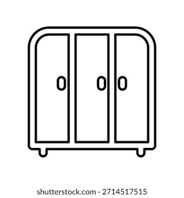ícone do gabinete ilustração vetor modelo de design