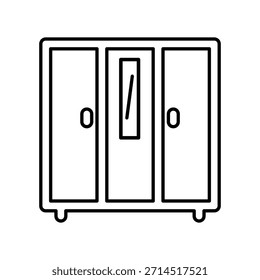 ícone do gabinete ilustração vetor modelo de design