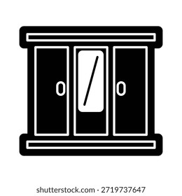 ícone do gabinete ilustração vetor modelo de design