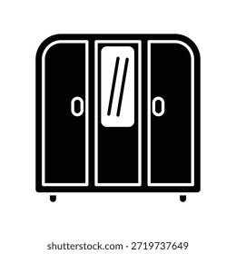 ícone do gabinete ilustração vetor modelo de design