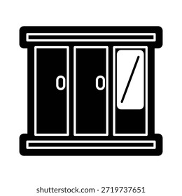 ícone do gabinete ilustração vetor modelo de design