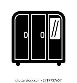 ícone do gabinete ilustração vetor modelo de design