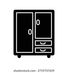 ícone do gabinete ilustração vetor modelo de design